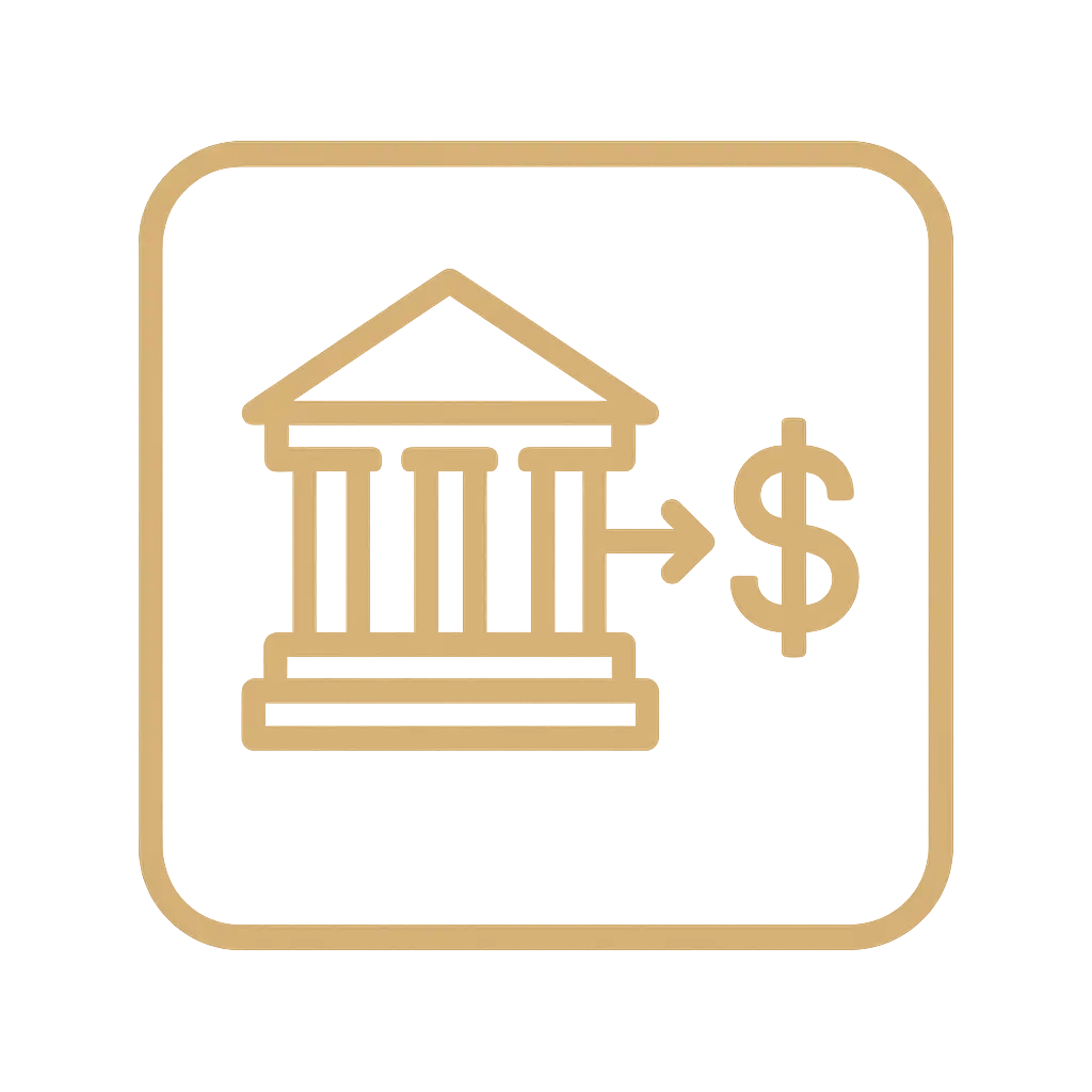 Bank transfer icon